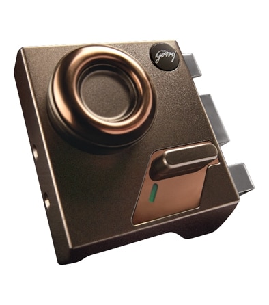 Godrej Altrix 1CK Deadbolt Premium Rim Lock Royal Titanium