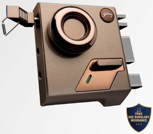 Godrej EXS Altrix 1CK Deadbolt Milano Bronze